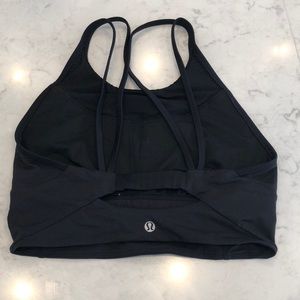 Black LULU LEMON 🍋 high neck sports bra